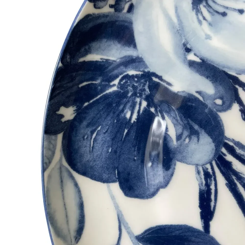 MIKASA Darcy Blue & White Floral Bone China 9